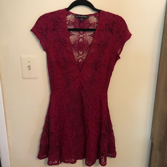 For Love and Lemons Sienna Lace A-Line Mini Dress - Picture 4 of 7